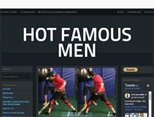 Tablet Screenshot of hotfamousmen.com